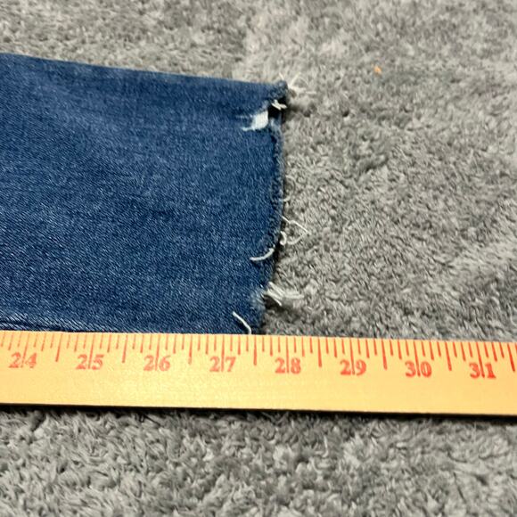 Paige Jeans Womens 31 (32x27.5) Cindy Raw Hem Straight Leg High Rise - Picture 9 of 10